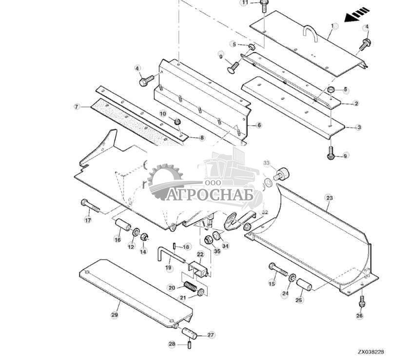 Панели доизмельчителя зерна 